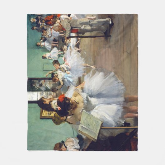Couverture Polaire Edgar Degas - Classe Danse (Devant)