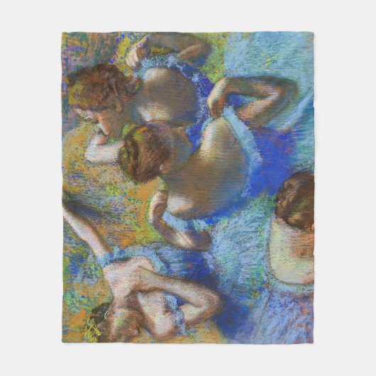 Couverture Polaire Edgar Degas - Danseurs Bleus (Devant)