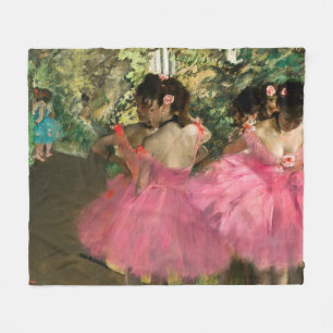 Couverture Polaire Edgar Degas - Danseurs en rose