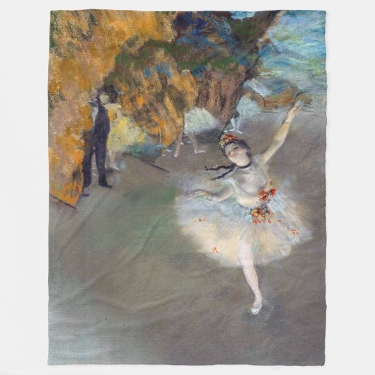 Couverture Polaire Edgar Degas - L'Étoile / Danseur sur scène (Devant)