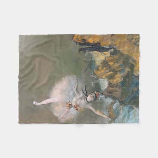 Couverture Polaire Edgar Degas | L'étoile ou la danseuse sur scène (Devant (Horizontal))