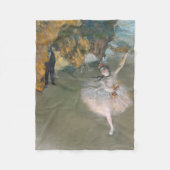 Couverture Polaire Edgar Degas | L'étoile ou la danseuse sur scène (Devant)