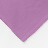 Couverture Polaire Editable Soft Mauve Ombre & White Text Script (Coin)