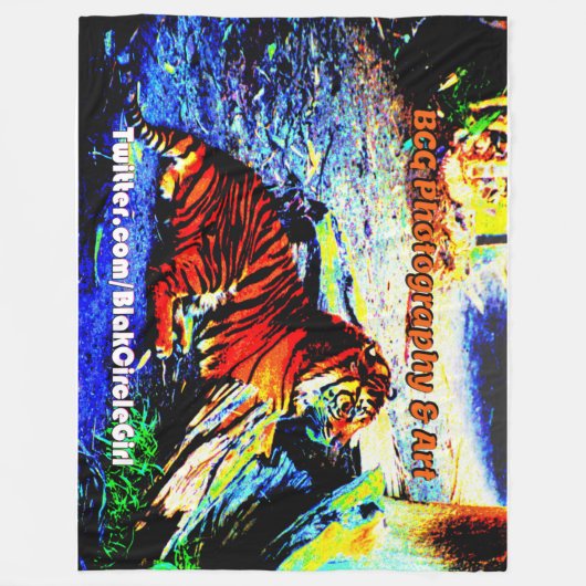 Couverture Polaire Édition spéciale Tiger Lumineux (Devant)