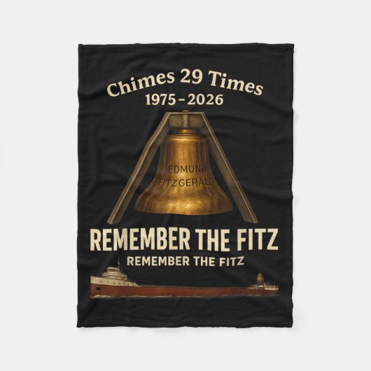 Couverture Polaire Edmund Fitzgerald, Remember The Fitz Great Lakes M (Devant)