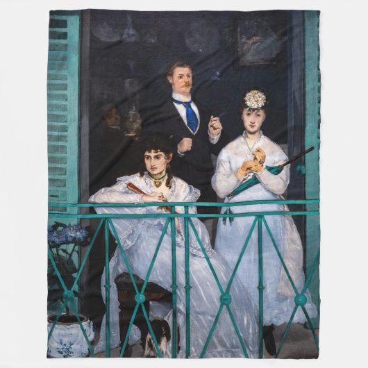 Couverture Polaire Edouard Manet - Balcon / Le Balcon (Devant)