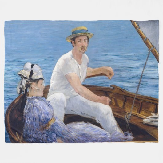 Couverture Polaire Edouard Manet - Bateau (Devant (Horizontal))