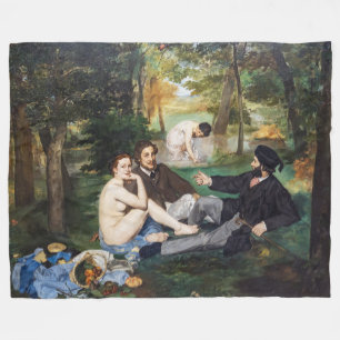 Couverture Polaire Edouard Manet - Déjeuner sur l'herbe