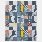 Couverture Polaire Édredon de Faux d'hippopotames (Devant)