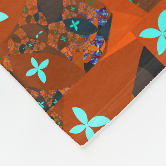 Couverture Polaire Édredon fol - conception d'abrégé sur fractale (Coin)