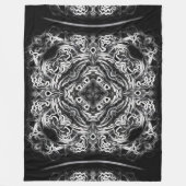 Couverture Polaire Édredon tribal de mandala de dragon indigène de (Devant)