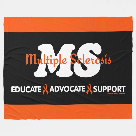 Couverture Polaire Éduquer le support de l'avocat...MS (Devant (Horizontal))