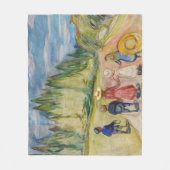 Couverture Polaire Edvard Munch - La forêt Fairytale (Devant)