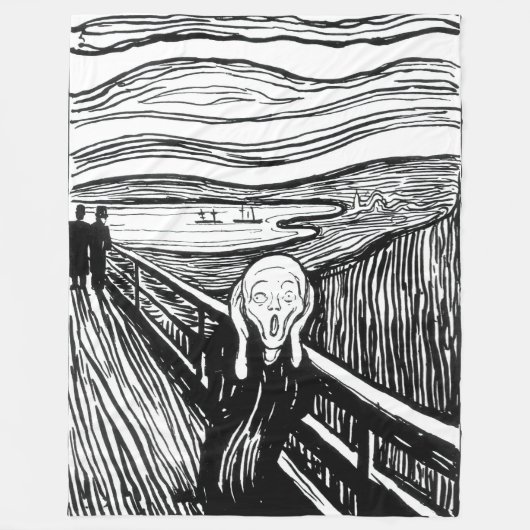 Couverture Polaire Edvard Munch - La lithographie de cri (Devant)