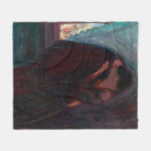 Couverture Polaire Edvard Munch - Le baiser (Devant (Horizontal))
