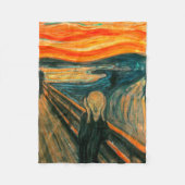 Couverture Polaire EDVARD MUNCH - le cri perçant 1893 (Devant)