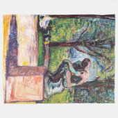 Couverture Polaire Edvard Munch - Le penseur de Rodin (Devant (Horizontal))
