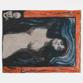Couverture Polaire Edvard Munch - Madonna Lithographie (Devant (Horizontal))