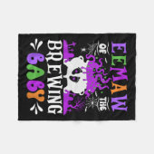 Couverture Polaire Eemaw Du Bébé Brassant Grand-Mère À Être Halloween (Devant (Horizontal))