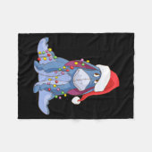 Couverture Polaire Eeyore Santa Claus (Devant (Horizontal))