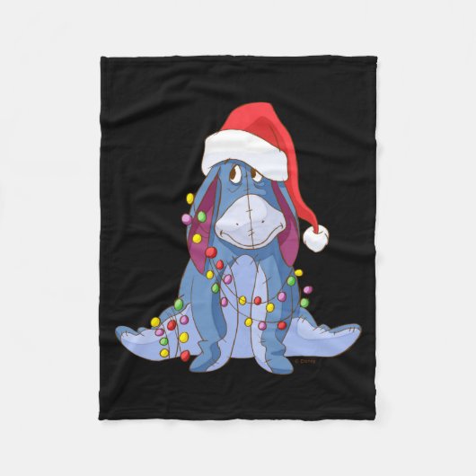 Couverture Polaire Eeyore Santa Claus (Devant)