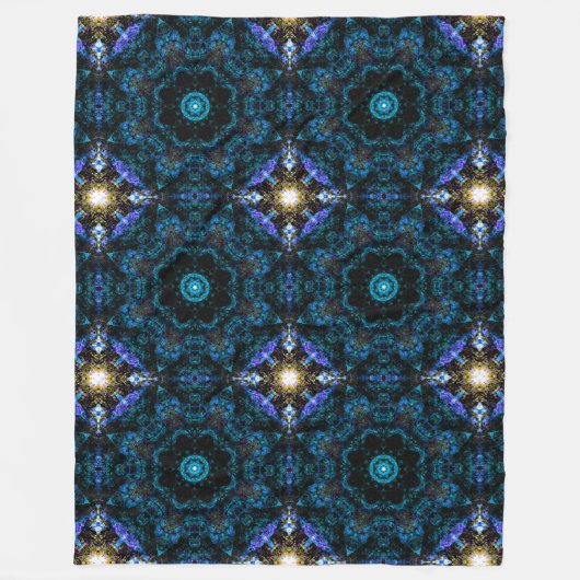 Couverture Polaire Effet Aqua Kaleidoscope, (Devant)