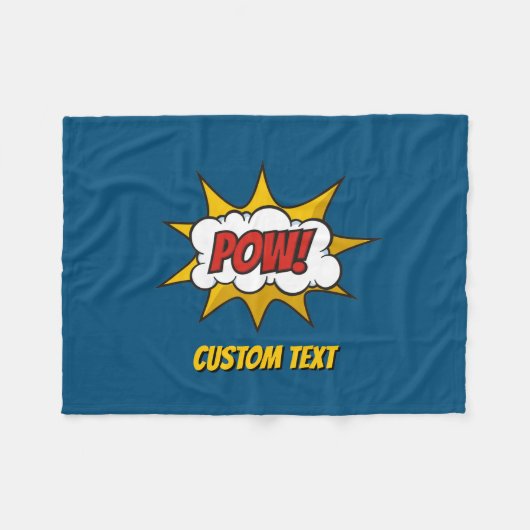 Couverture Polaire Effet audio comique Pow (Devant (Horizontal))