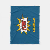 Couverture Polaire Effet audio comique Pow (Devant)