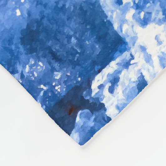 Couverture Polaire Effet de refroidissement Glace bleue (Coin)
