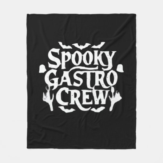 Couverture Polaire Éffrayant Gastro Crew Gastro Nurse Halloween Class (Devant)
