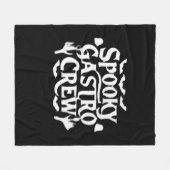 Couverture Polaire Éffrayant Gastro Crew Gastro Nurse Halloween Class (Devant (Horizontal))