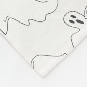 Couverture Polaire Éffrayant Ghost Happy Halloween Trick ou Treat Pri (Coin)