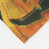 Couverture Polaire Éffrayant Halloween Hound Sorcière Et Citrouille (Coin)