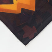 Couverture Polaire Éffrayant Samoyed Chien Halloween sorcière et Citr (Coin)