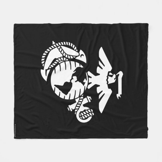 Couverture Polaire EGA à une couleur - blanc (Devant (Horizontal))