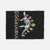 Couverture Polaire Eggasaurus Pâques Stegosaurus Dinosaure Garçons En (Devant (Horizontal))