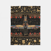 Couverture Polaire Egyptian Cat - Bastet (Devant)