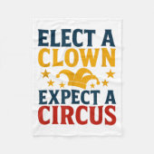 Couverture Polaire Elect A Clown Expect A Circus Fun (Devant)