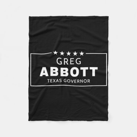 Couverture Polaire Élection de Greg Abbott Gouverneur du Texas Républ (Devant)