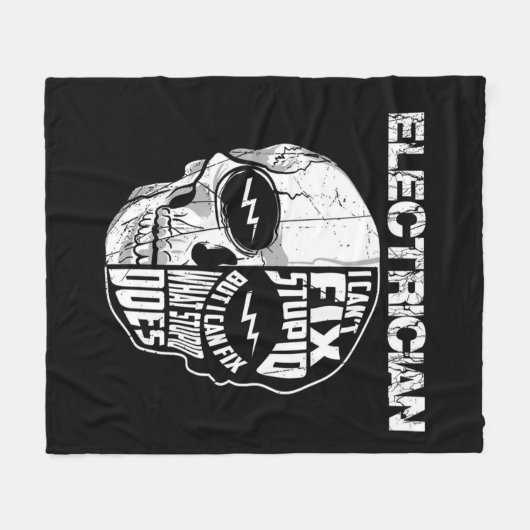 Couverture Polaire Electricien Je ne peux pas réparer un cadeau de cr (Devant (Horizontal))