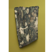 Couverture Polaire Élégance botanique - Le cygne dans la forêt