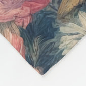 Couverture Polaire Élégance florale (Coin)