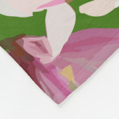 Couverture Polaire Élégance Florale  (Coin)