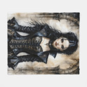 Couverture Polaire Élégance gothique (Devant (Horizontal))