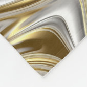 Couverture Polaire Élégance liquide - motif liquide métallique (Coin)