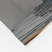 Couverture Polaire Élégance moderne Or Abstrait (Coin)