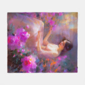 Couverture Polaire Élégance sensuelle (Devant (Horizontal))