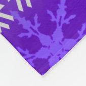Couverture Polaire Élégance violette givrée (Coin)