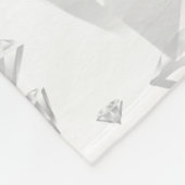 Couverture Polaire Élégant 60e anniversaire de Mariage de diamant (Coin)