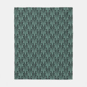 Couverture Polaire Élégant art sombre déco éléments géométriques abst (Devant)